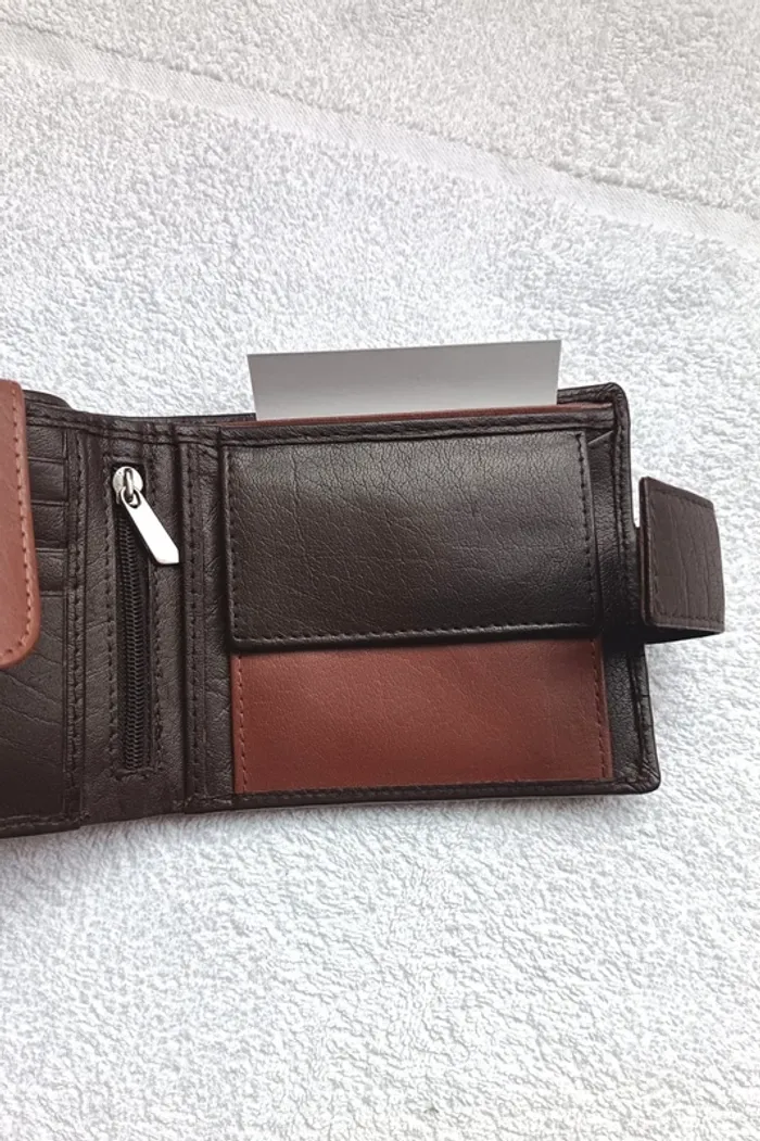 portefeuille Cuir de buffle homme NEUF - photo numéro 11