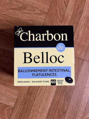 Charbon de belloc 60 gélules (NEUF)