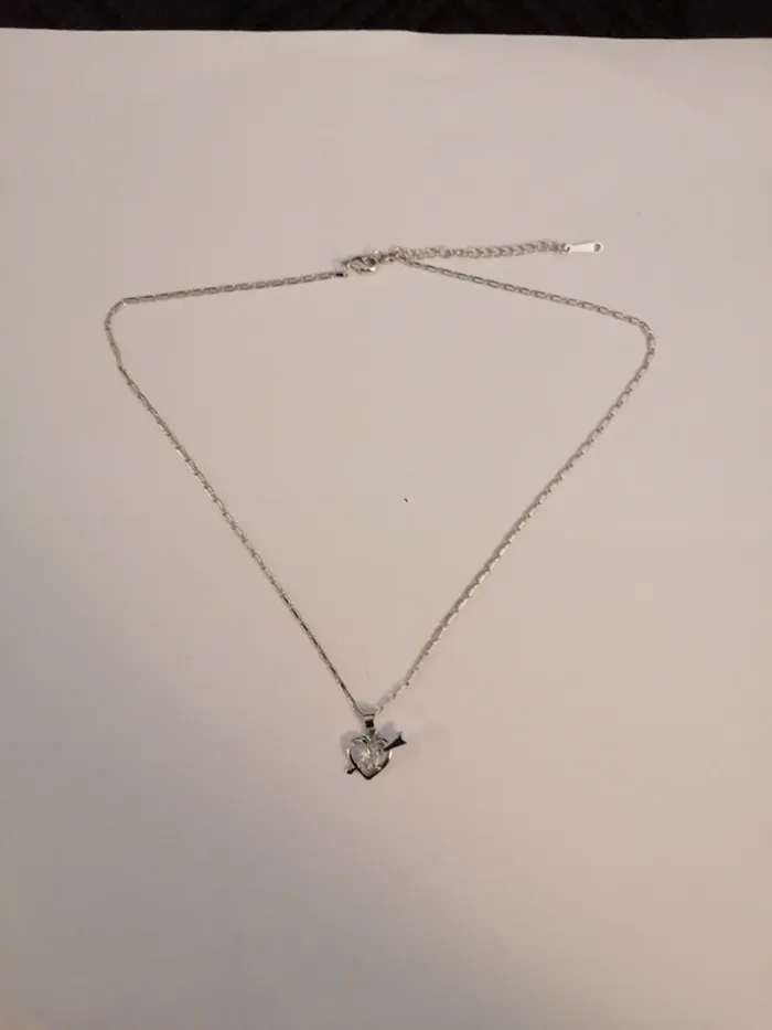 Pendentif cœur brillant - photo numéro 2