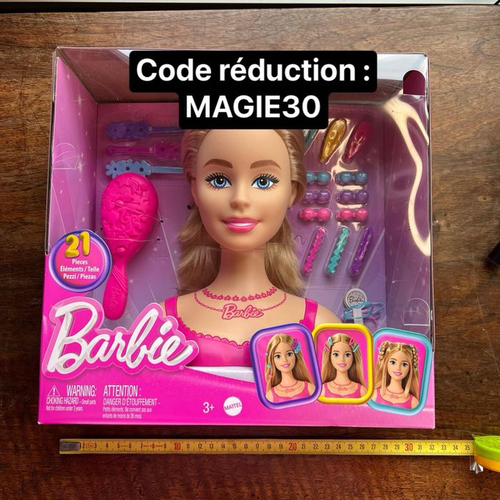 King Jouet Tete A Coiffer Barbie Tete A Coiffer Barbie Tie Dye