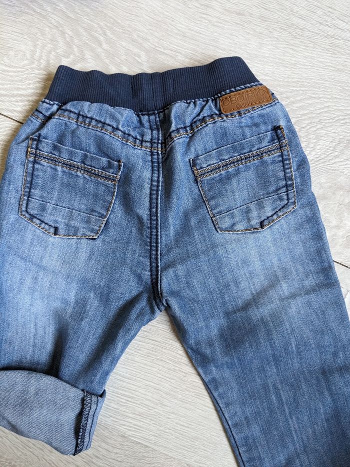 Ensemble jean et chemise à carreaux bébé 6 mois - photo numéro 3