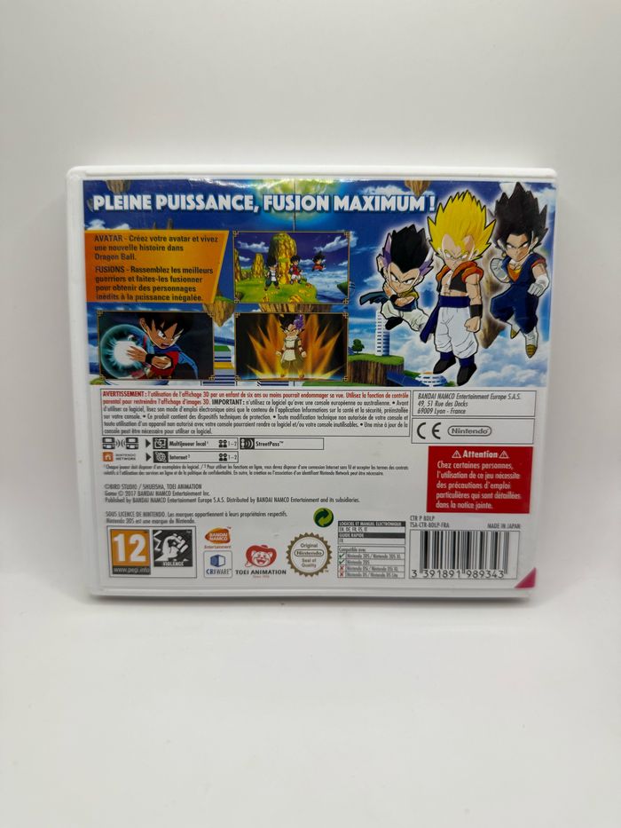 Dragon Ball Fusions Nintendo 3ds Jeu - PAL FR Cib - photo numéro 2