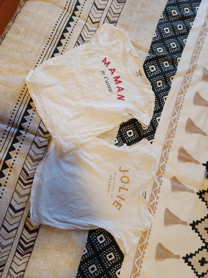 Lot de deux t-shirt taille 24 mois