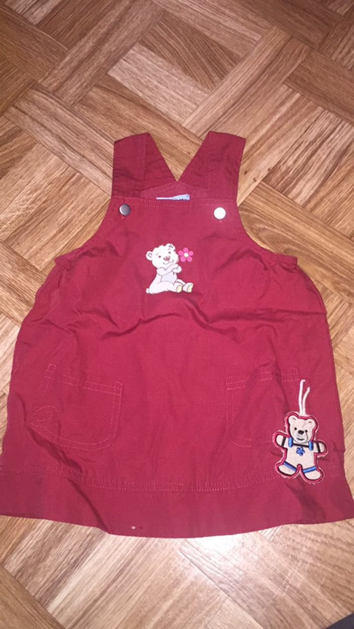 Salopette/robe et tee shirt - photo numéro 3