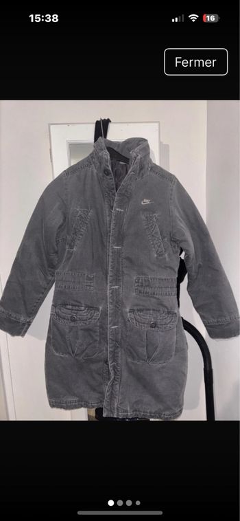 Manteau Nike gris