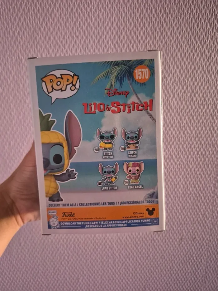 Funko pop Disney stitch as pineapple n°1570 - photo numéro 4