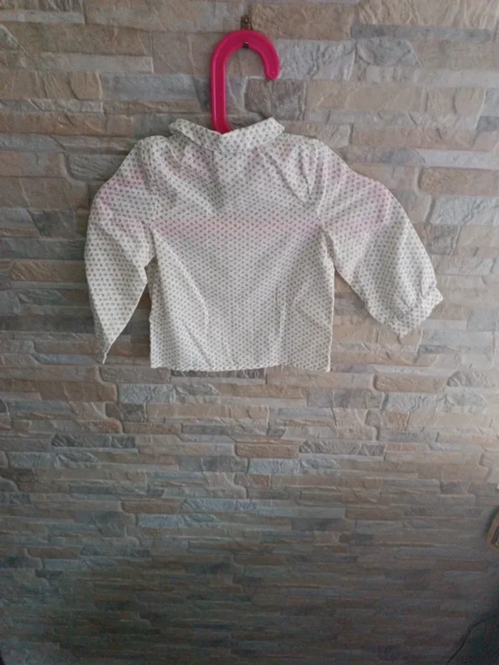 Chemise à fleurettes 80 - photo numéro 2