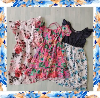 Lot de 3 robes polyester PatPAt 10 ans