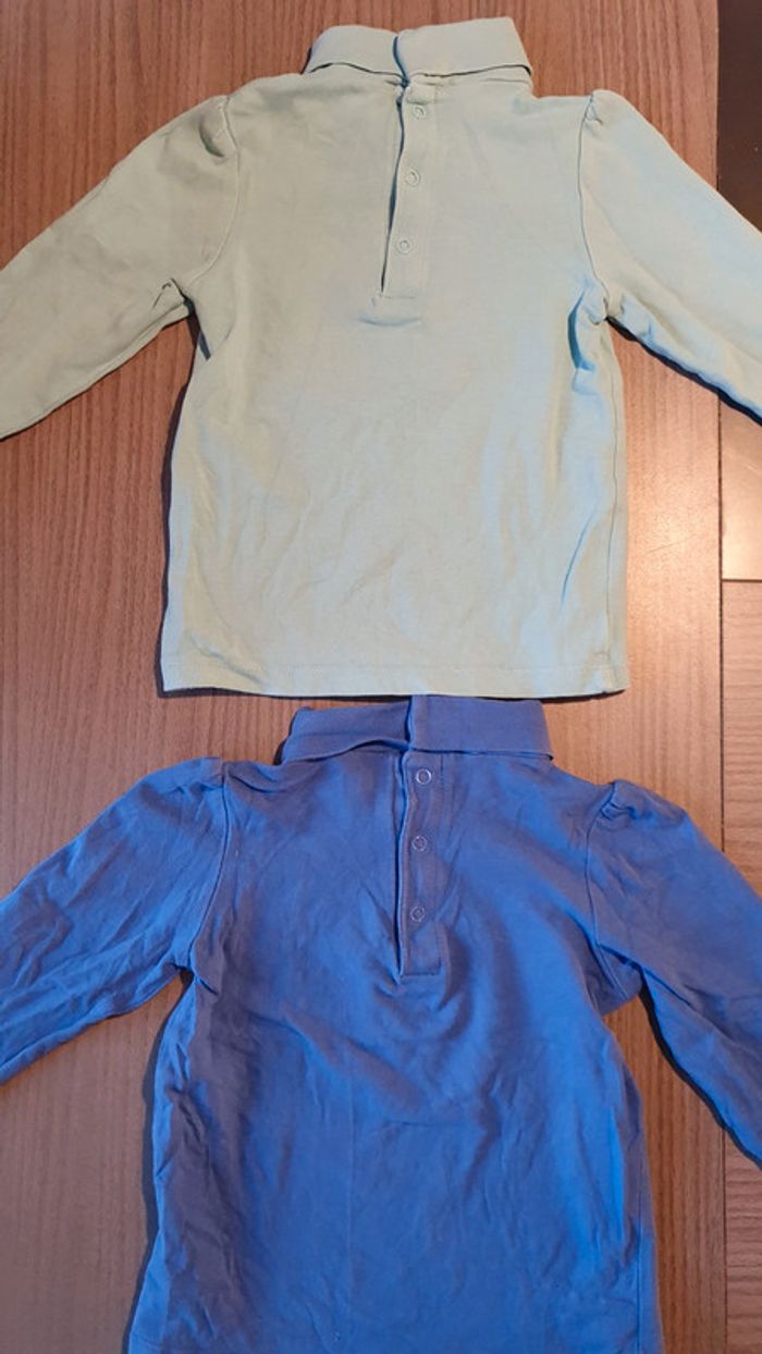 2 tee shirts col roulé 18 mois - photo numéro 5