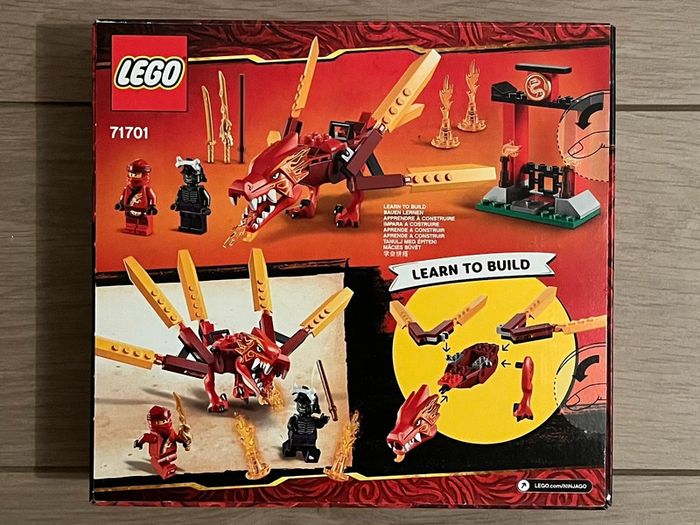 Le Dragon de Feu de Kai 71701 LEGO Ninjago Legacy 4+ - photo numéro 2