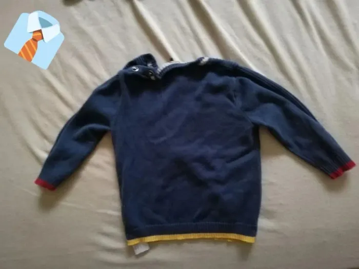 Pull Bleu Marine "95" - Taille 12 Mois (Orchestra) - photo numéro 2