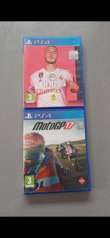 Lot motogp17 et fifa 20 PS4