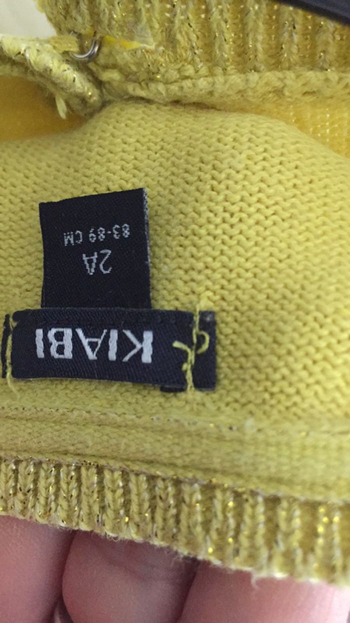 Gilet court vert anis 2 ans - kiabi coton - photo numéro 5