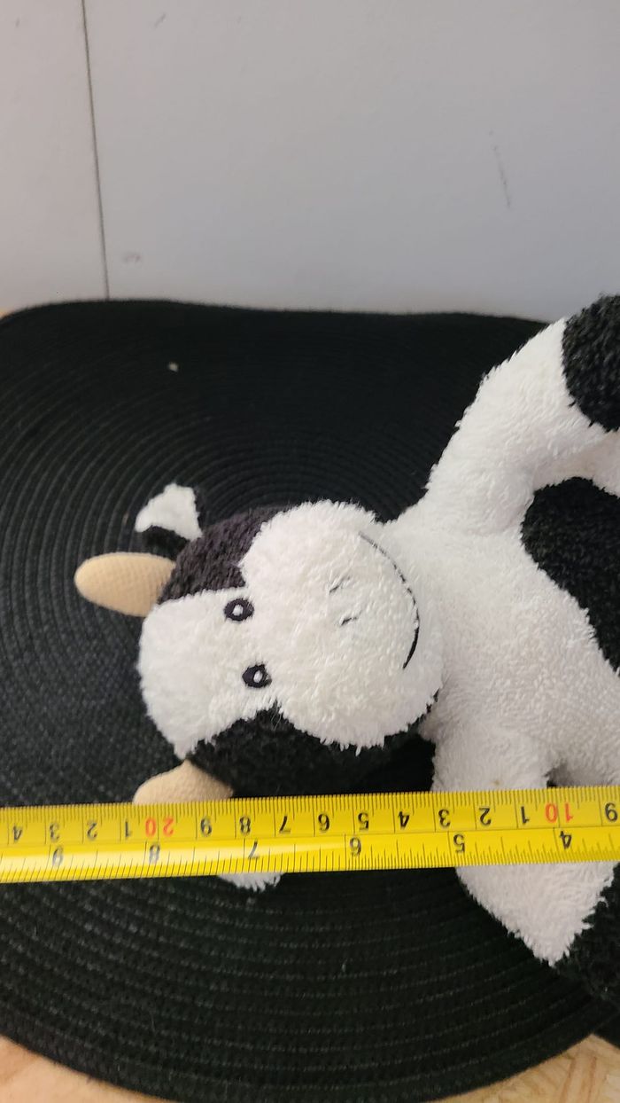 doudou vache noir et blanc lazy daisy - photo numéro 2
