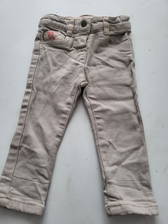 Jeans gris taupe  DPAM 6 mois - photo numéro 3