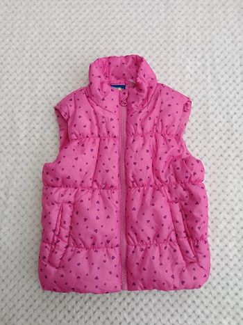 Doudoune sans manches rose Lupilu – 2/3 ans