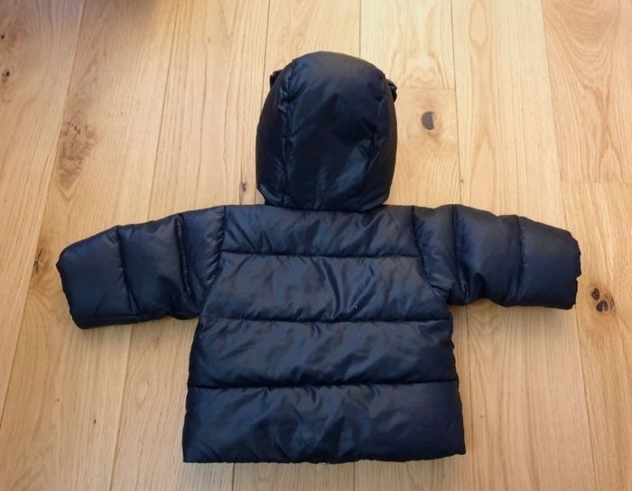 Doudoune noire plume et duvet 3 mois - photo numéro 6