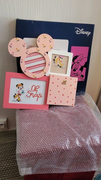 Cadre photo bois Minnie