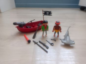 Playmobil Pirates - Barque des pirates avec requin marteau - 70493
A partir de 4 ans