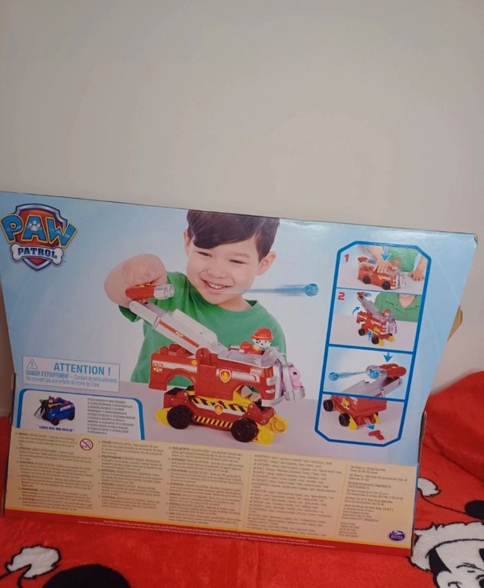🧸Grand véhicule et figurines Marcus pat patrouille neuf avec étiquettes - photo numéro 6