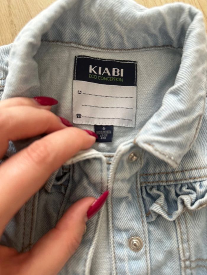 Veste en jeans de chez Kiabi 6 mois - photo numéro 2