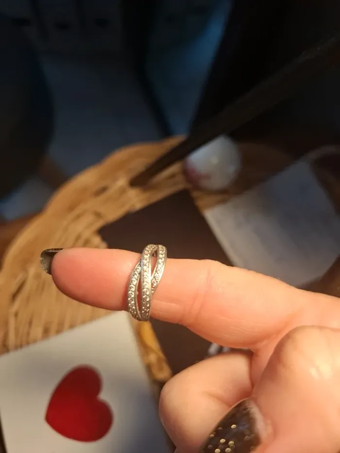 Bague jonc 3 rangs - photo numéro 3