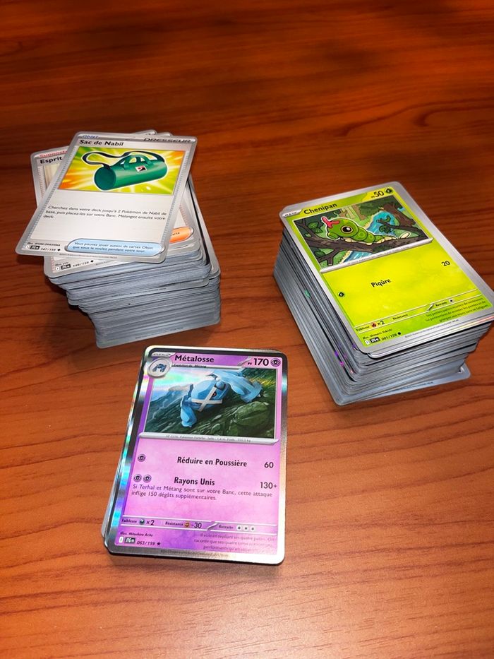 Lot 440 cartes Pokémon Ev09 aventure ensemble - photo numéro 2