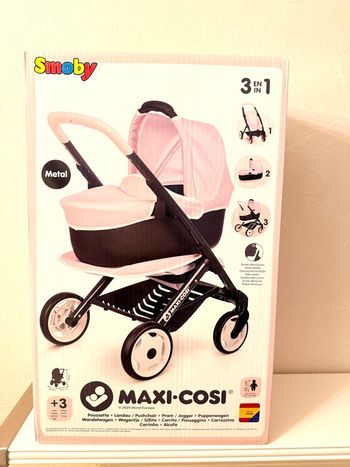 Maxi-cosi poussette et landeau rose 3 en 1