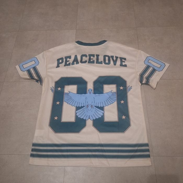 Maillot Peacelove 🇨🇵 Y2K Rétro Graphic 90s-2000s - Taille 🇨🇵 Streetwear Unisexe Oversize - photo numéro 7