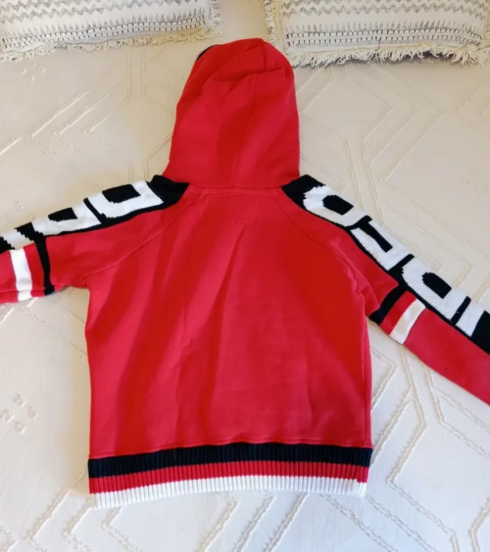 Sweat à capuche Superdry femme – Très bon état, style streetwear tendance 38 rouge - photo numéro 5