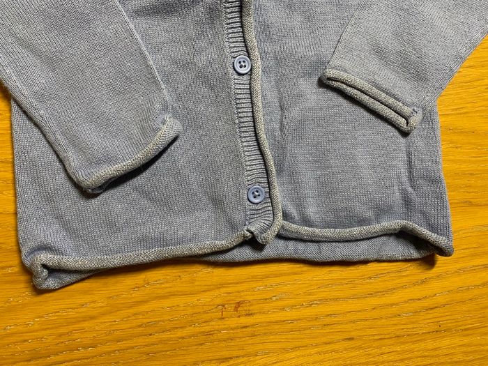 Bébé Rêve Gilet / Cardigan bleu Taille 9 mois - photo numéro 3
