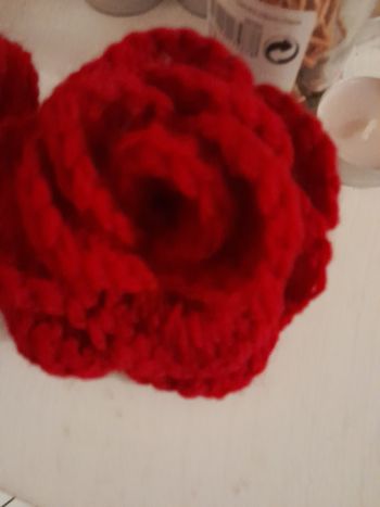 Rose au crochet