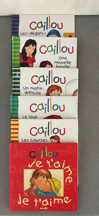 Lot de 6 livres collection Caillou Édition Chouette