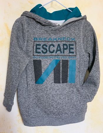 Sweat avec capuche gris Orchestra 4 ans