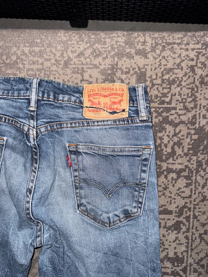 Jean Levi’s homme - Taille W29 L32 (FR 38) - Bleu délavé - Coupe droite - photo numéro 8