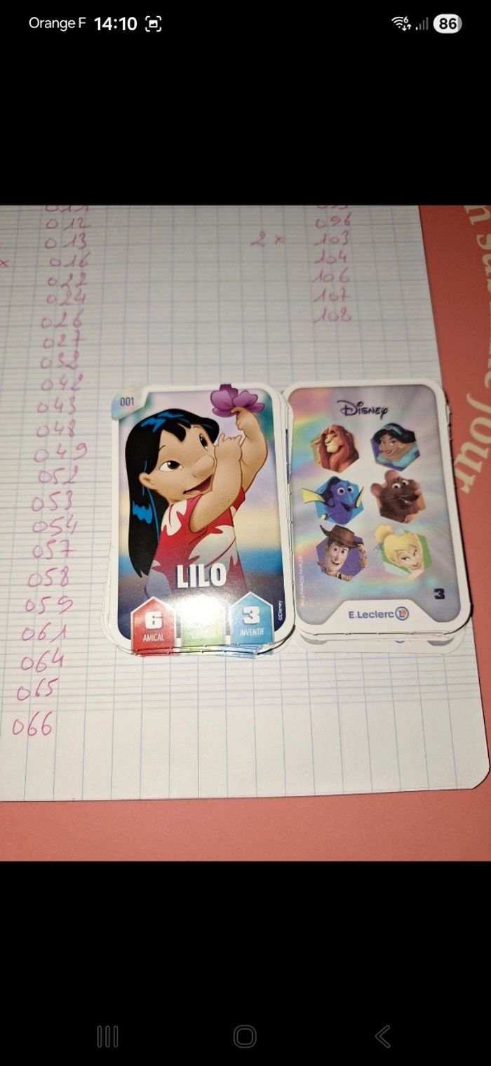 Cartes Disney Leclerc - photo numéro 2