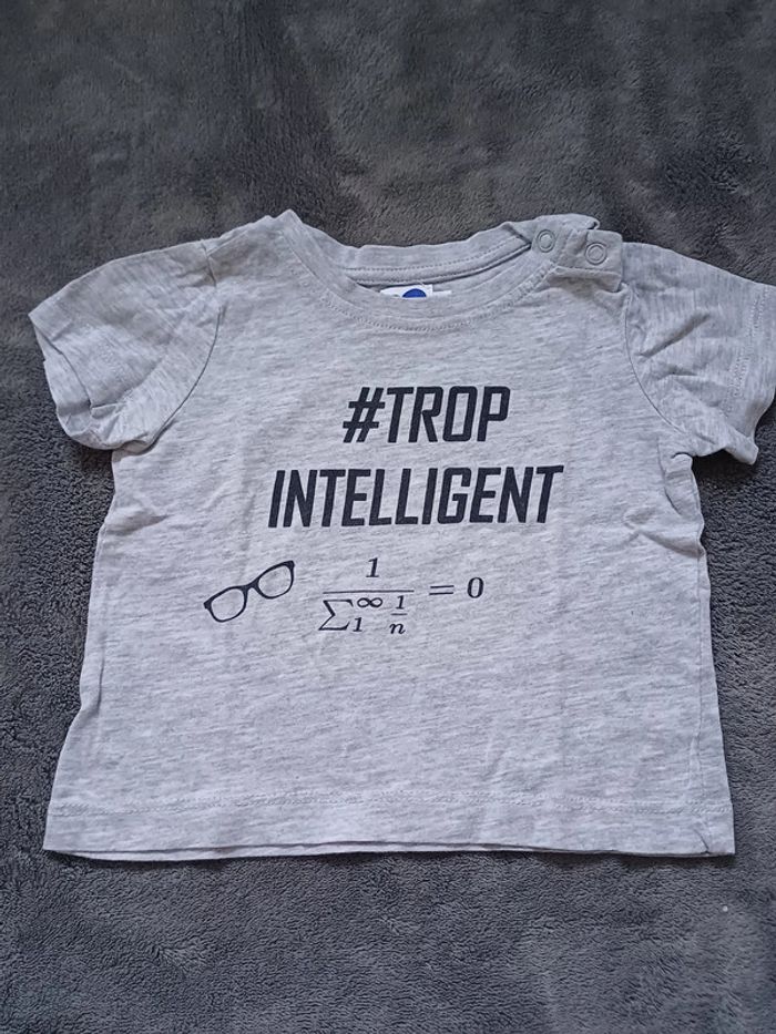 Lot T-shirt Manche courte 9 mois - photo numéro 7