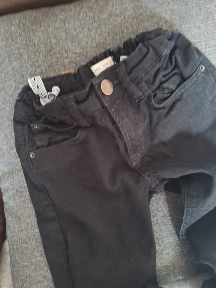 Jeans Zara taille ajustable - photo numéro 2