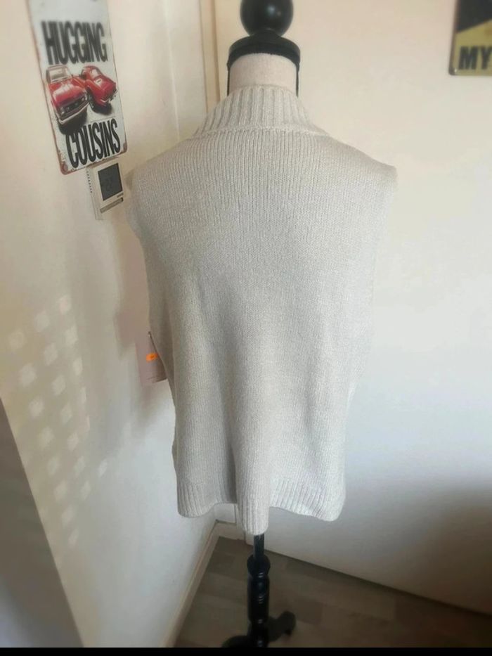 Pull sans manche col V Made in italy taille unique - photo numéro 2