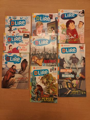 Lot de 9 magazines DLIRE 9-13 ans