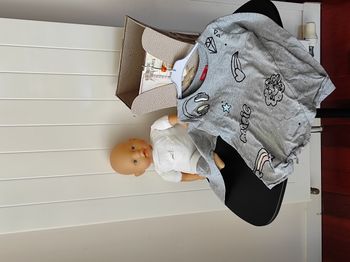 T-shirt manches longues fille – 6 ans – motif fantaisie