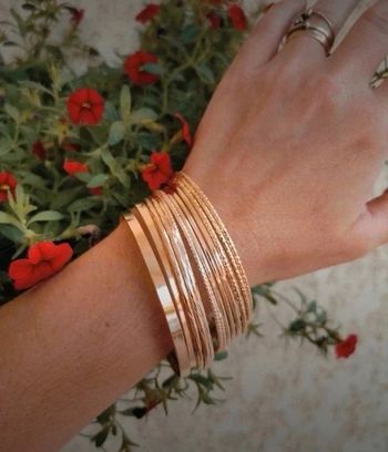 A11 lot de bracelet doré or tendance