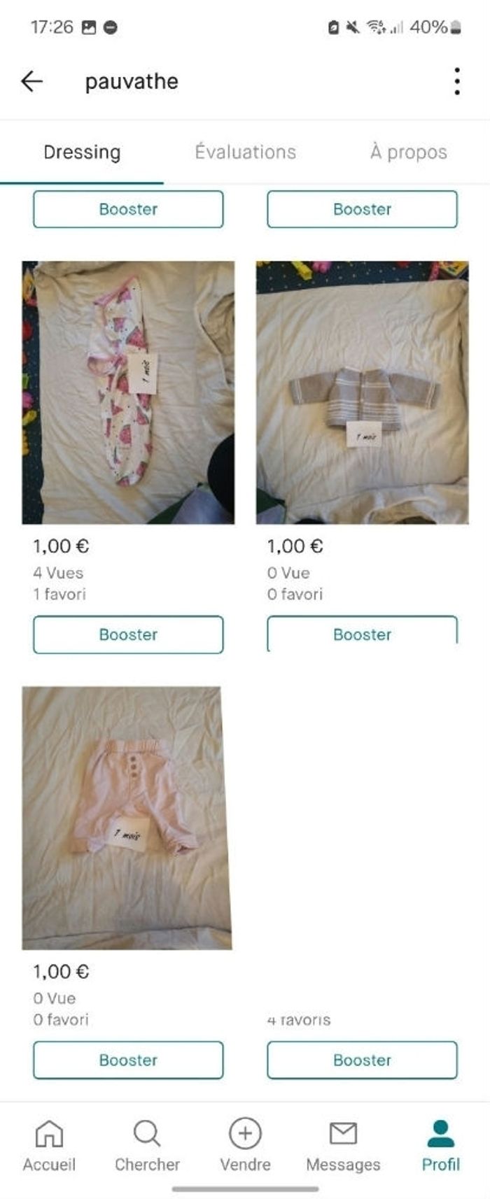 Lot vêtements 1-3 mois - photo numéro 2