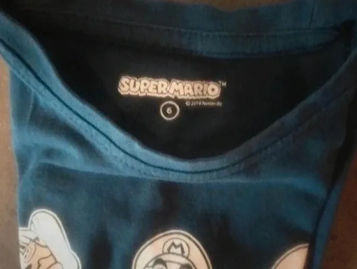 T-shirt  manches courtes super mario bros 6 ans - photo numéro 3