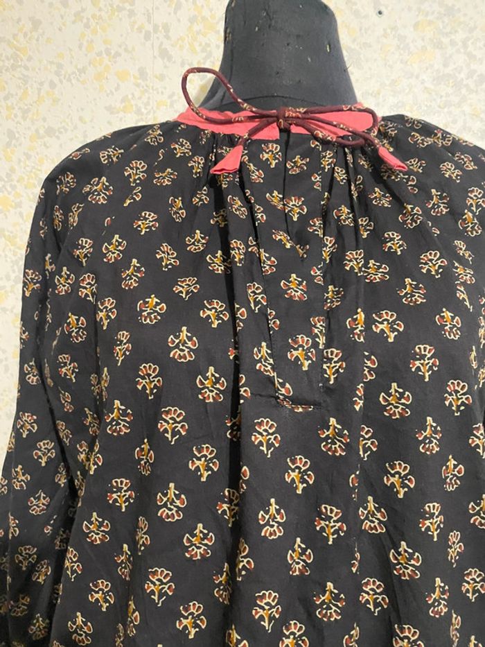 Maxi robe Kirane coton Inde hippie bohème 38 - photo numéro 2