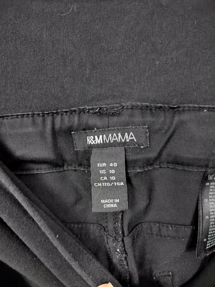 Pantalon de grossesse noir skinny H&M t. 40 - photo numéro 5