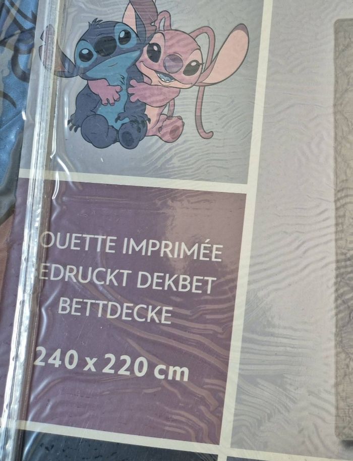 Couette 2 personnes stitch disney - photo numéro 3