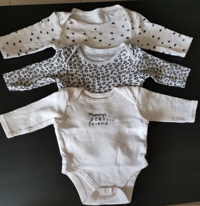 3 bodies manches longues