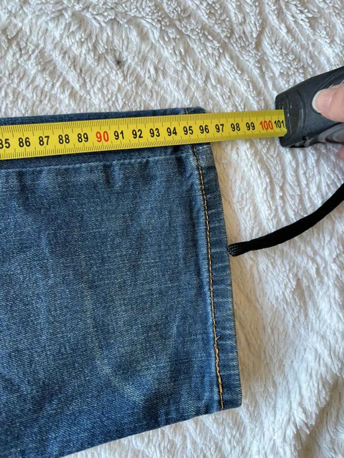 Jean Levi’s homme 502 slim Taper fuselé W33 L30 (42‑44 FR / L) Bleu foncé délavé État très bon - photo numéro 19