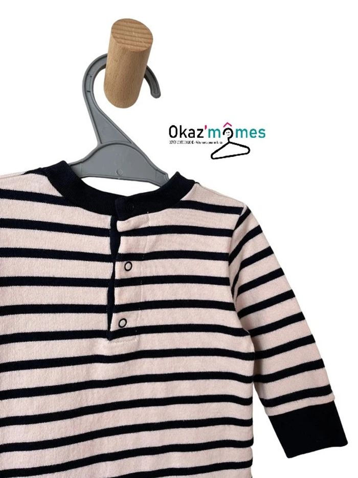 Combinaison longue effet 2 en 1 Petit Bateau - 6 mois (67cm) - photo numéro 7